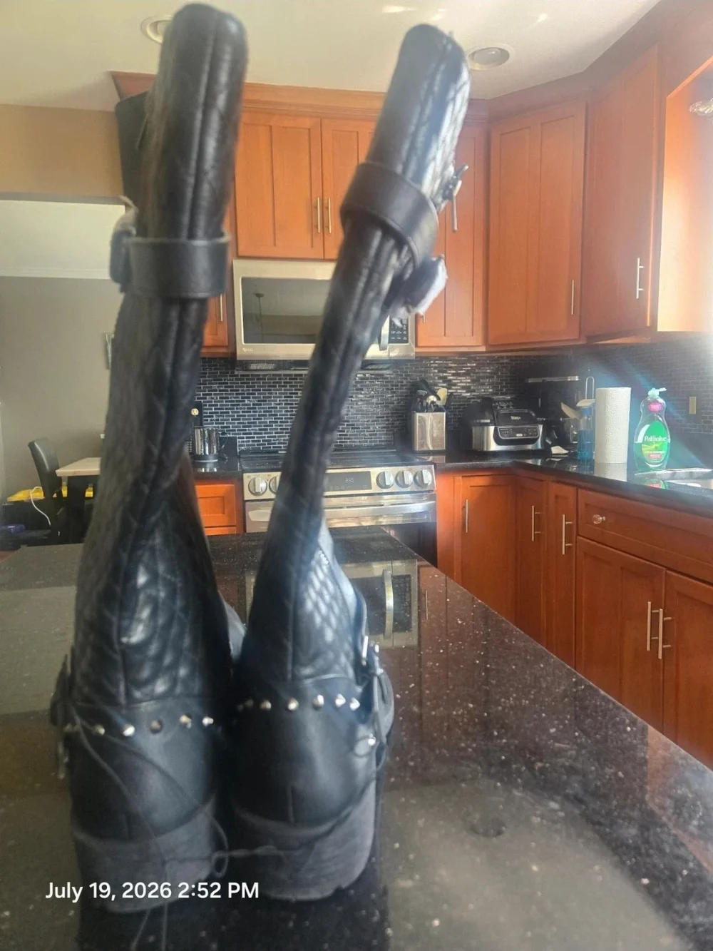Torrid Black Quilted Knee-high Or Over-the-Knee 12 Wide Buckle Boots NWT NEW